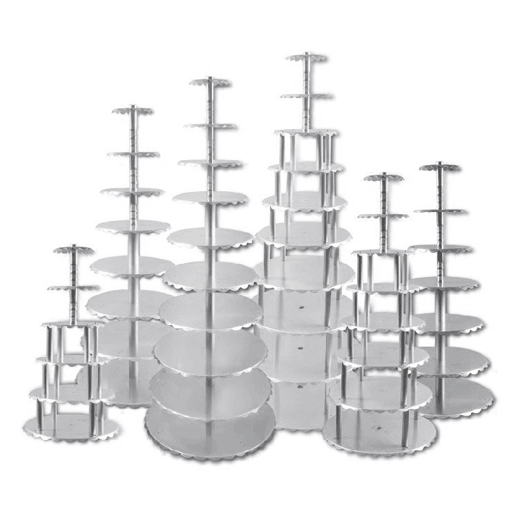 Multi-Layer Single/Four Feet Wedding Dessert Cake Metal Display Rack