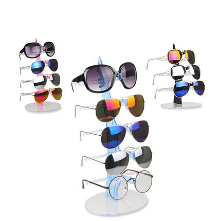 Creative Sail-Shaped Multi Layer Sunglasses Acrylic Display Rack