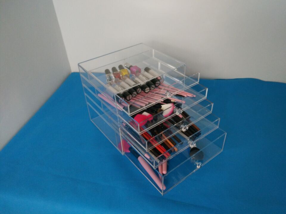 5 Drawer Organizer for Lipstick, Nail Polish, Brushes, Jewelry and More