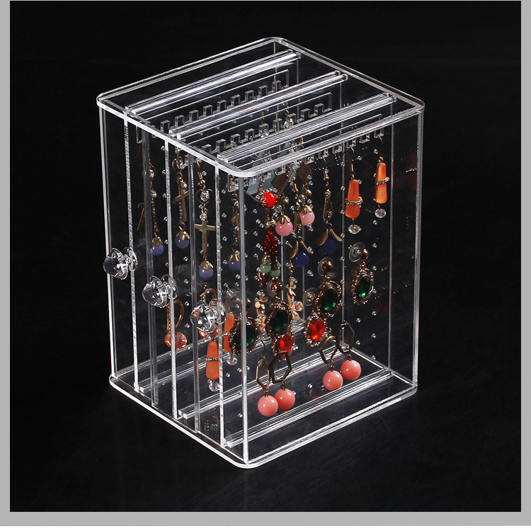 New Acrylic Earring Display Stand Organiser, Earring Studs Storage Box