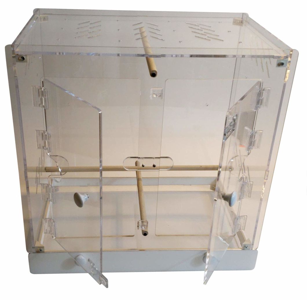 Custom Clean Acrylic Bird Cage Hamster Cage