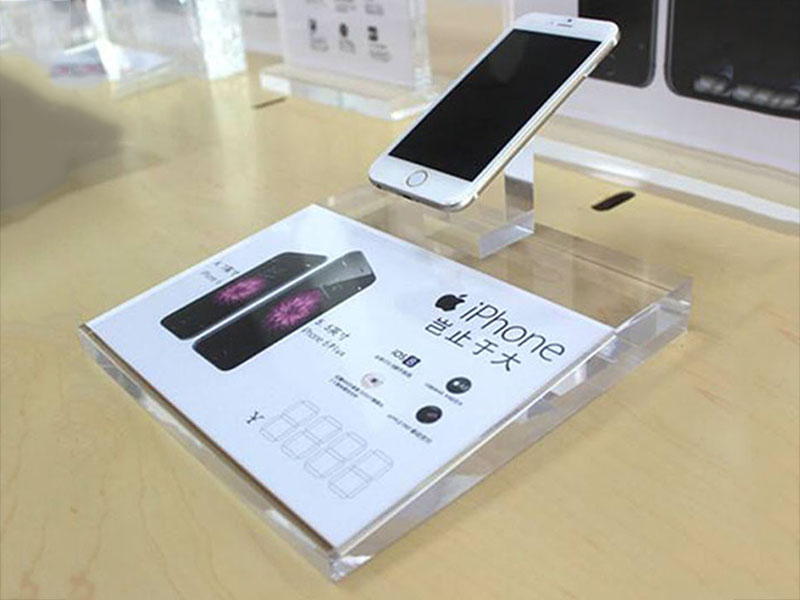 High-end transparent acrylic mobile display stand display