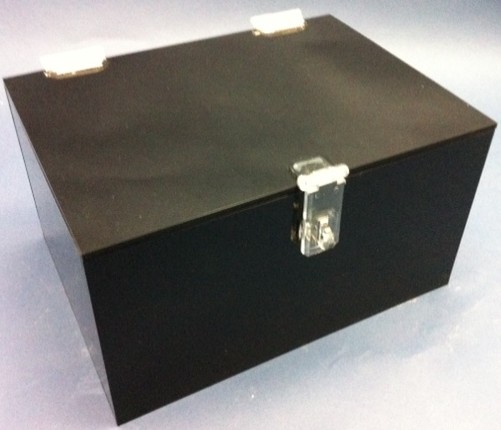 Acrylic black acrylic box / cas