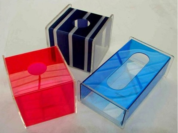 Clear Acrylic Plastic Tissue Box