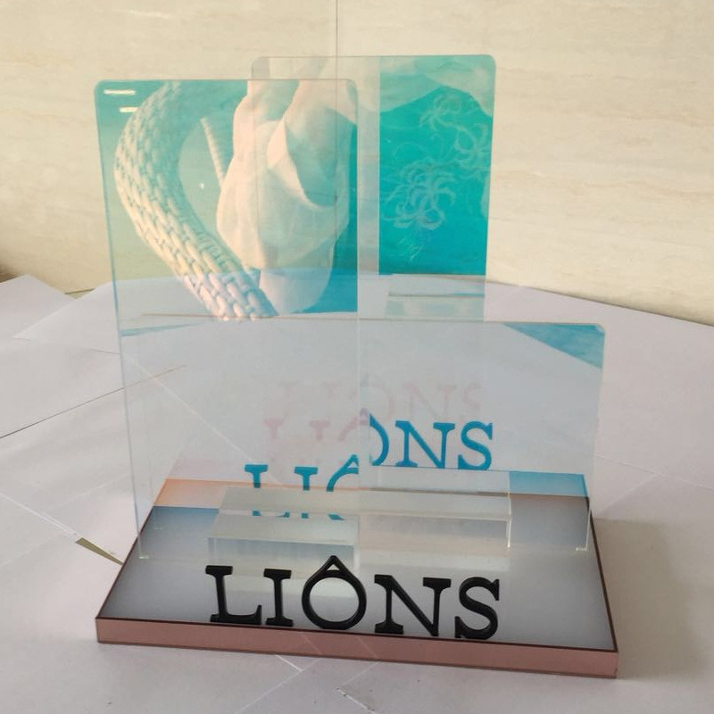 Change Colour Acrylic Cosmetic Display Stand