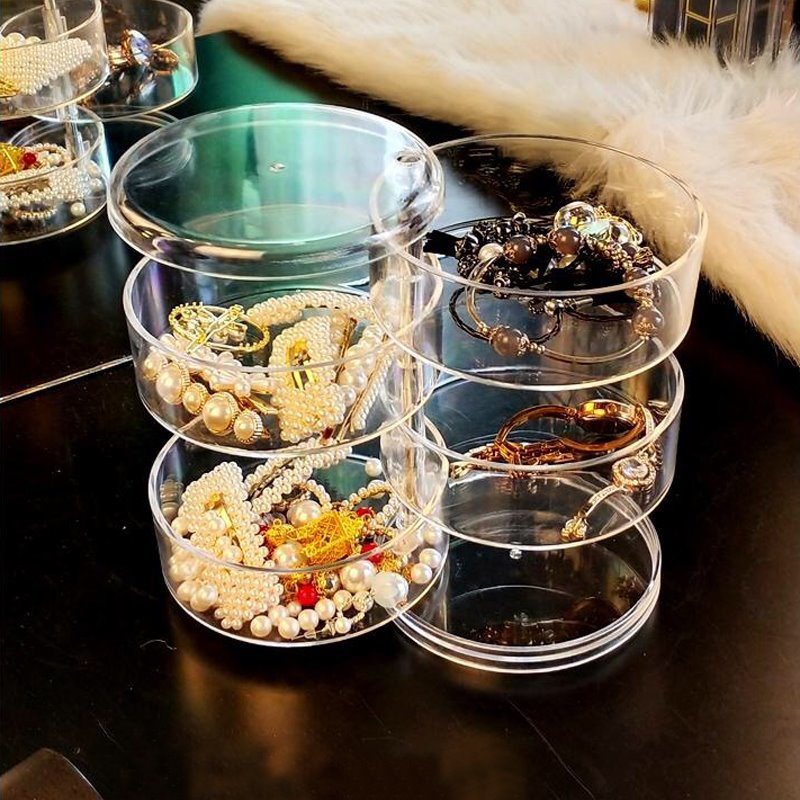 Table Collection Acrylic Rotating Jewelry Box