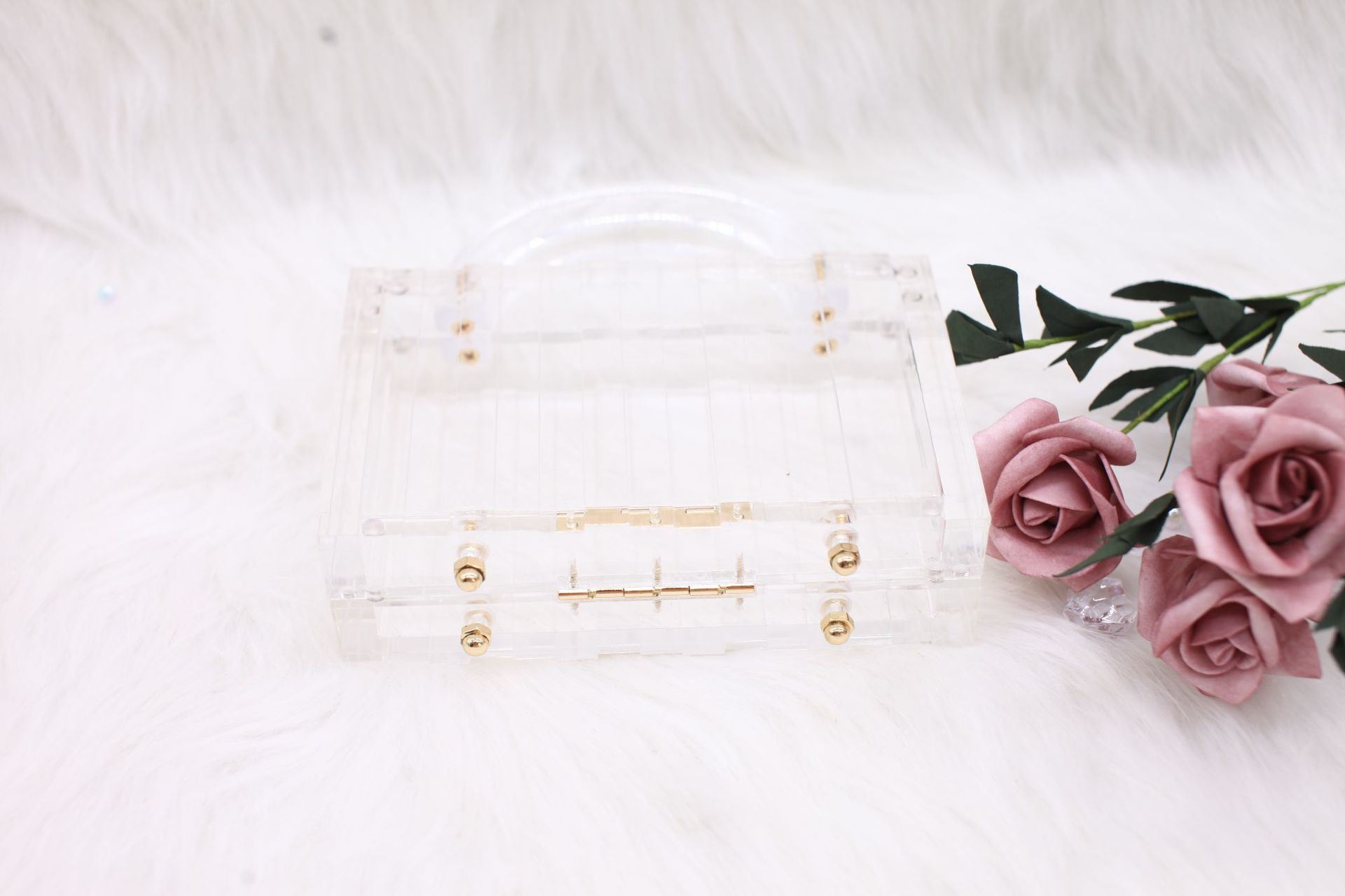 China Clear Acrylic Women Handbag