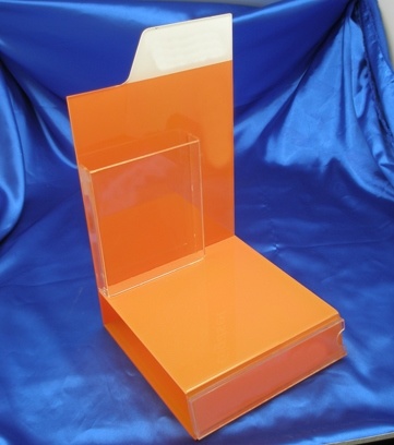 Customized Ad-178 Acrylic Clear Sign Menu Brochure Holder