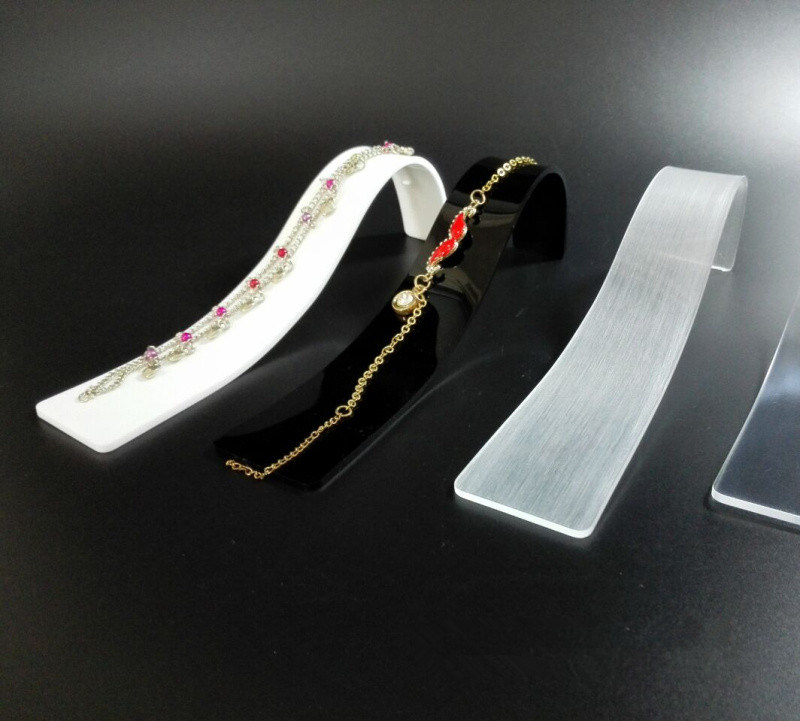 Acrylic Ramp Necklace Display, Jewelry Display