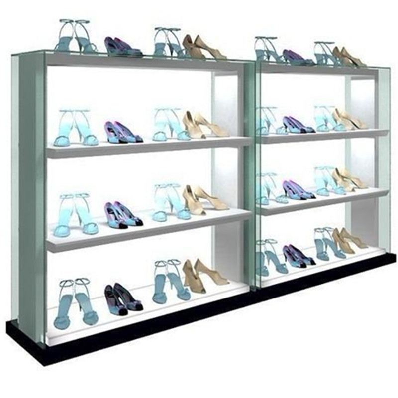 Acrylic shoes display showcase CLAB-17