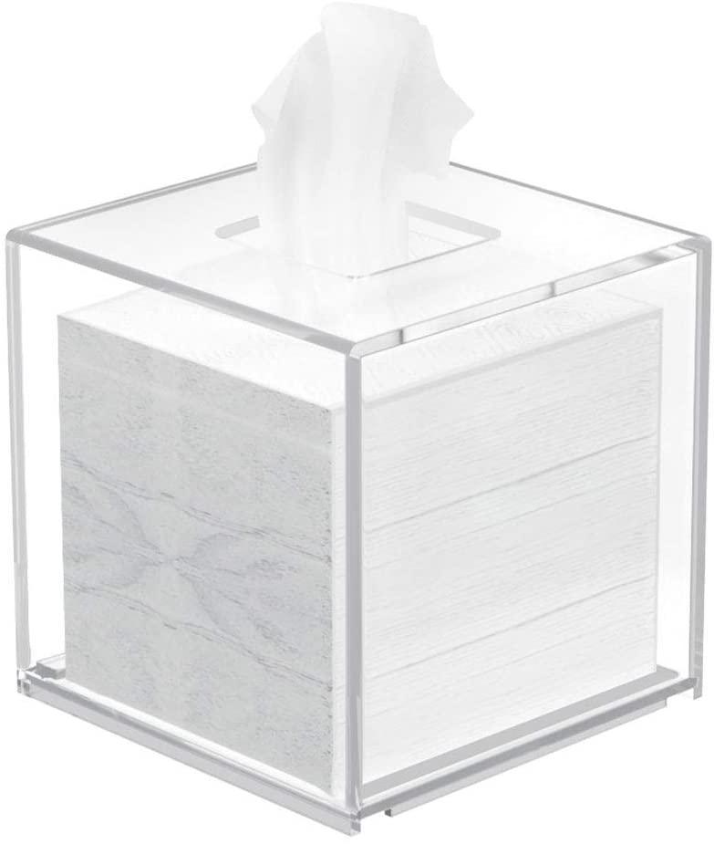 Hot Sale Tissue Box Cover Square Acrylic Tissues Paper Holder