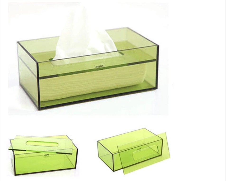 Clear Acrylic Plastic Tissue Box