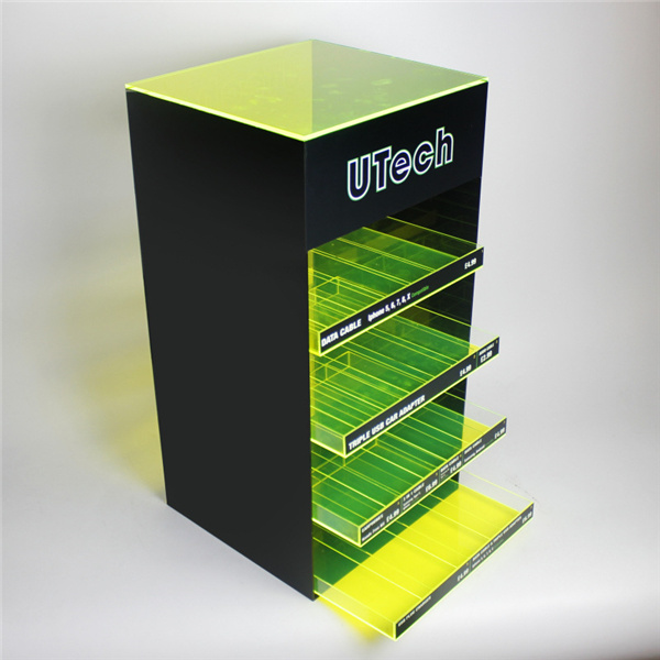 Locked Counter Acrylic Ecigarette Stand, Vape Juice E Liquid Display Cabinet