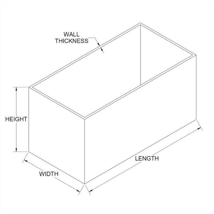 Custom Made Large High Transparency Versatile Design Display Case 5 Sided Acrylic Box