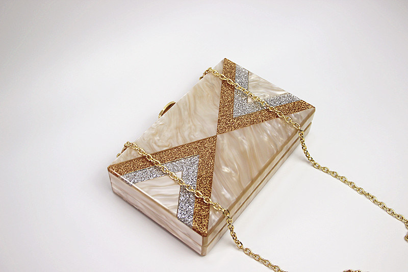 Luxurious Women Acrylic Chain Bag