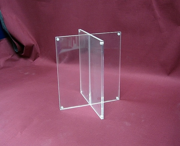 Customized Ad-162 Clear Acrylic Menu Sign Holder