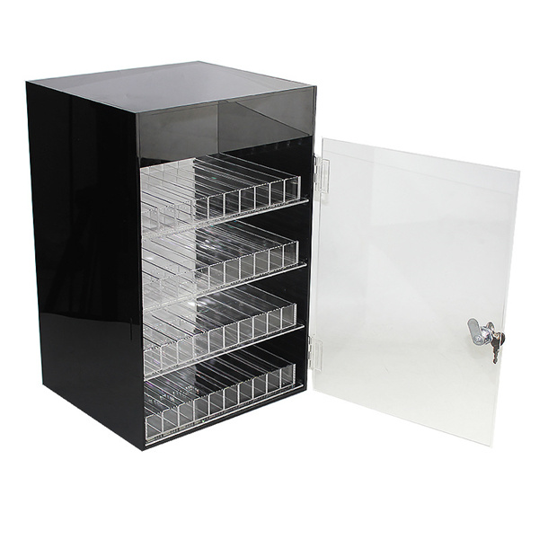 Locked Counter Acrylic Ecigarette Stand, Vape Juice E Liquid Display Cabinet