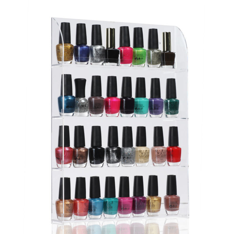 Walll Mount Acrylic Nail Polish Display Shelf