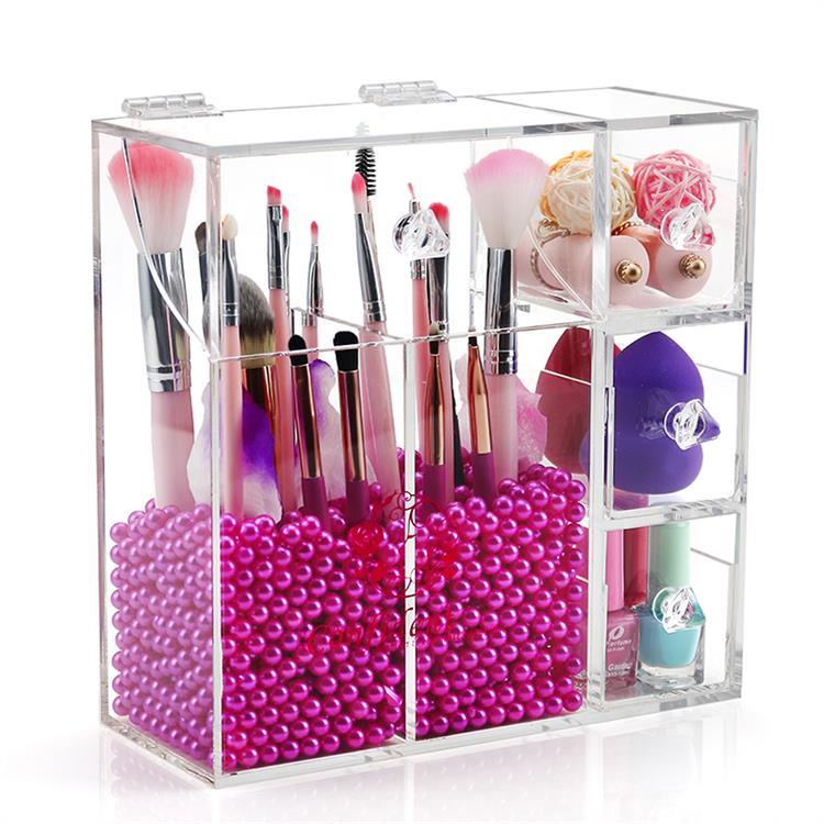 Acrylic Brush Holder Makeup Organizer