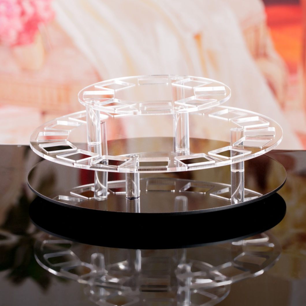 Roating Round Acrylic Lipstick Display Stand