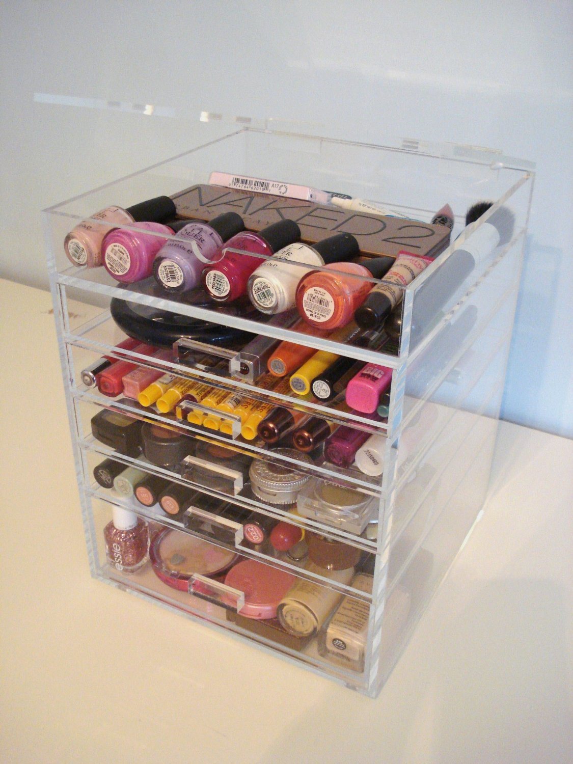 Clear Acrylic Makeup Organizer with 5/6/7 Drawers