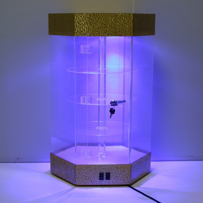 Hexagonal Acrylic Display Mobile Phone Showcase