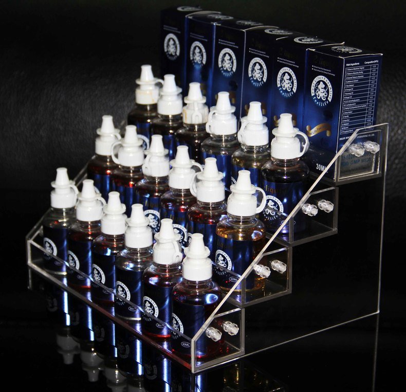 Custom LED Acrylic E Cigarette Display Stand