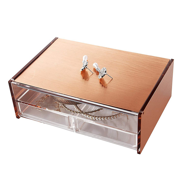 Acrylic Plastic Jewellery Display Box, Cosmetic Storage Box