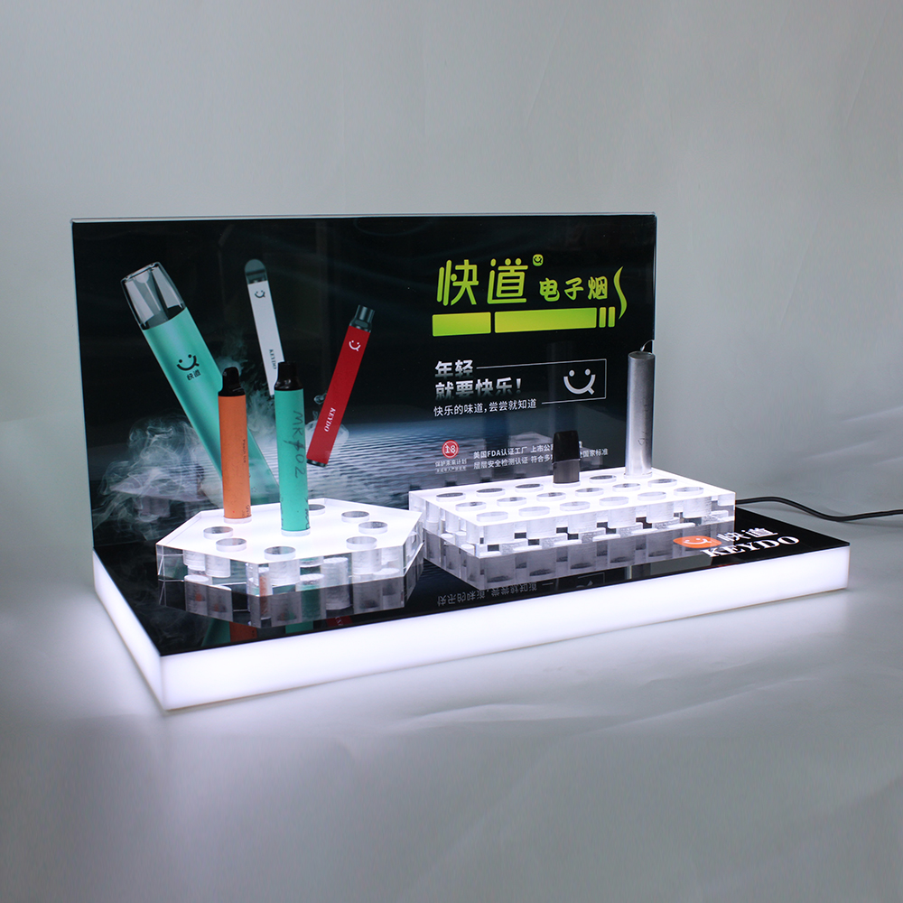 e-cig vape display