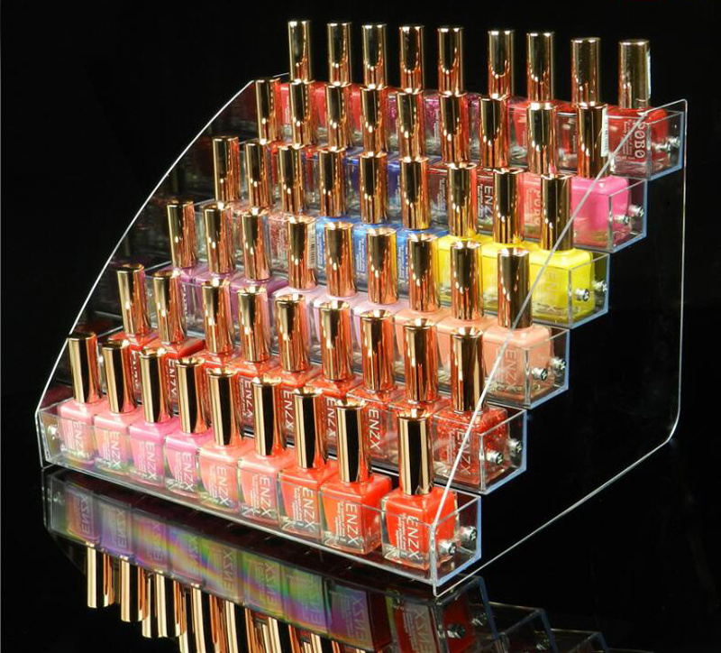 60 Bottles Acrylic Nail Polish Display Rack