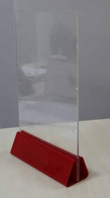 Customized Clear Acrylic Sign Menu Holder