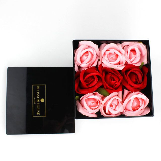 Black Acrylic 9 Rose Display Box Jpg