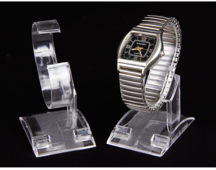 Clear Acrylic Plastic Watch Bracelet Display Stand Holder