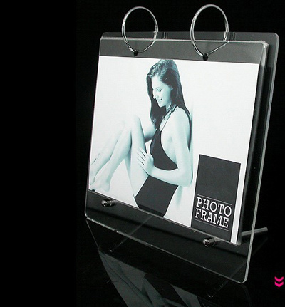 Customize pH-138 Clear Acrylic Calendar Photo Frame