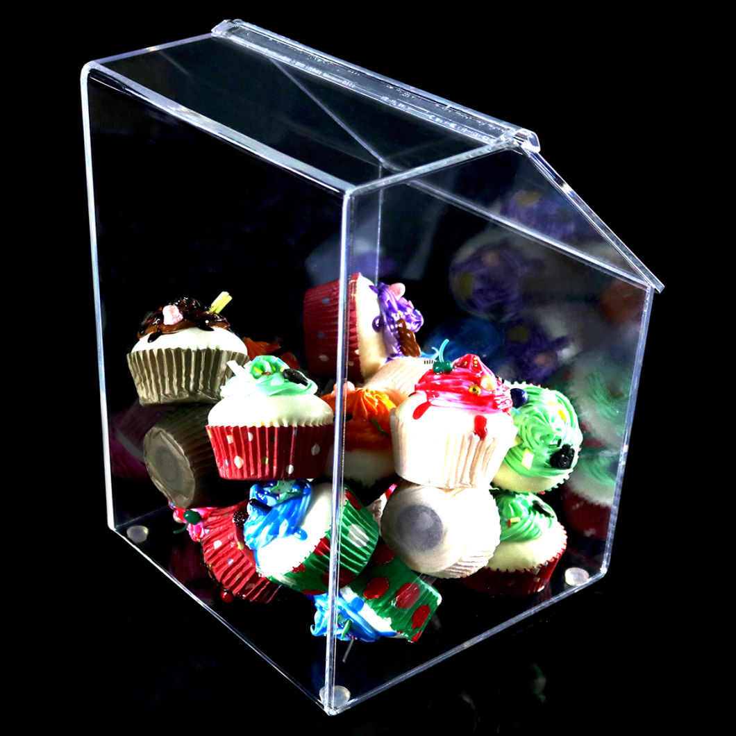 Large Sugar Storage Showcase Plastic PMMA Boxes Clear Transparent Acrylic Candy Box