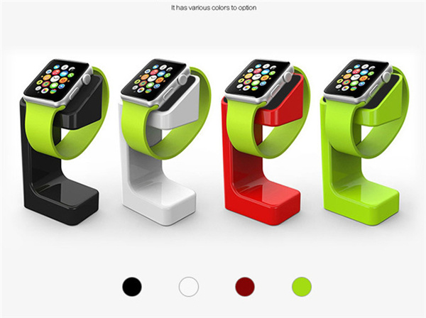 Acrylic Plastic Exhibition Smart Iwatch Display with Charging Base