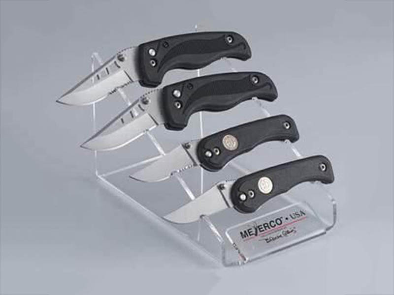 Berlin Acrylic Set Tool Chopper Knife Stand display