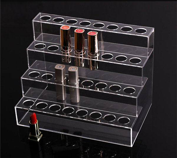 Custom Acrylic Step Display, Lipstick Cosmetic Display