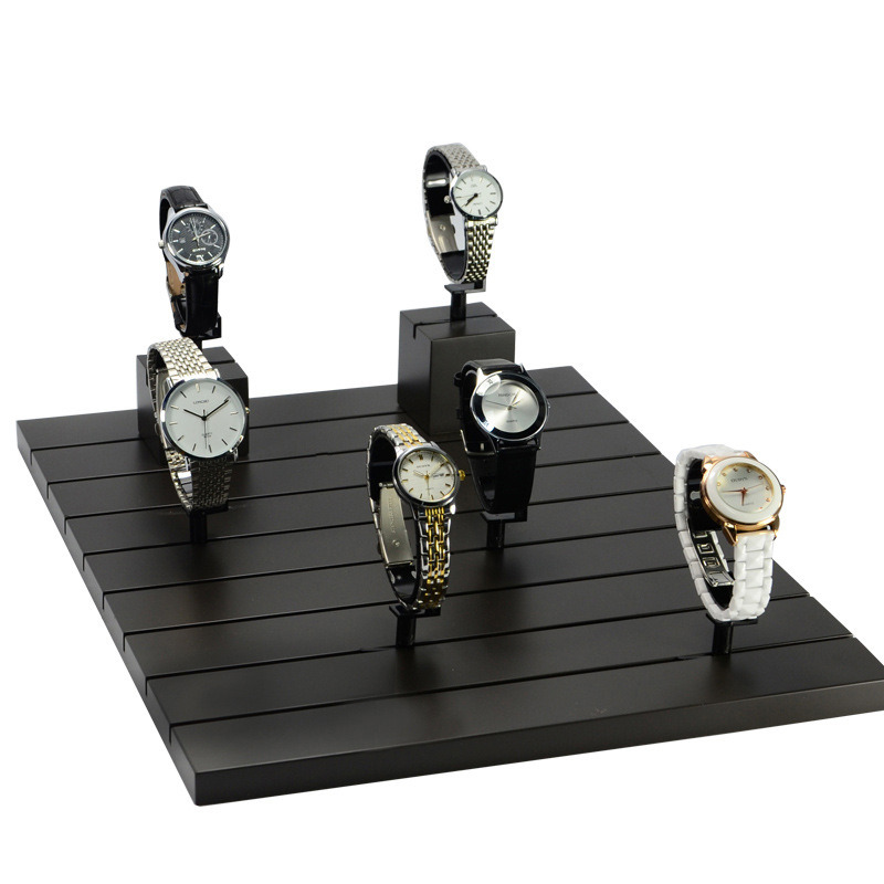 Manufacturer Custom Black Acrylic Watch Jewelry Display Stand