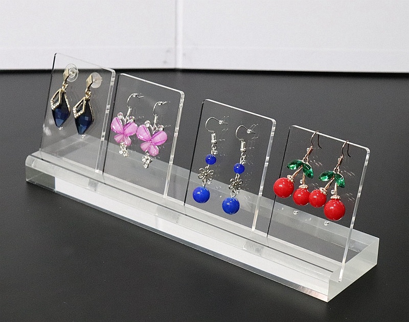 Tabletop Acrylic Earring Display Stand