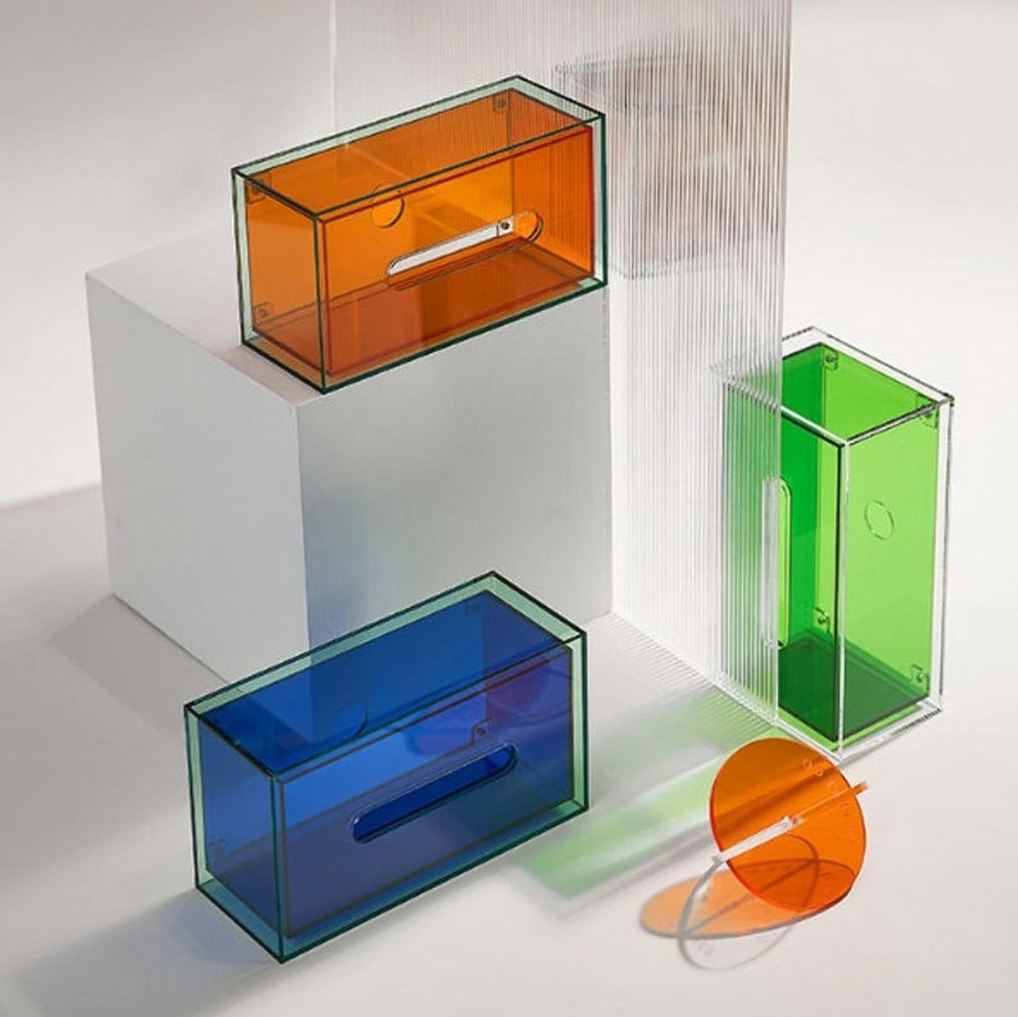 Acrylic Tissue Box Cover Transparent Fancy Acrylic Table Top Tissue Box