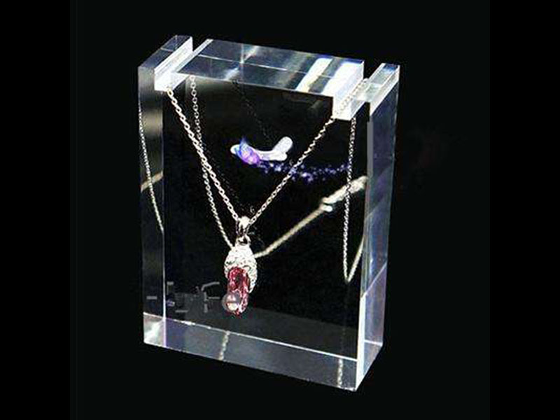 30mm thick acrylic necklace display stand display