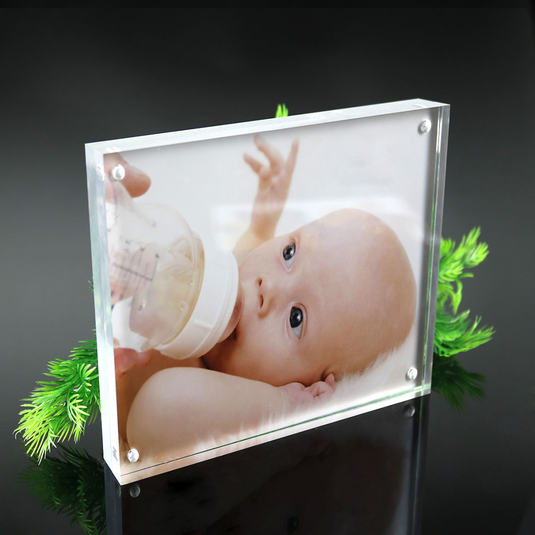 Perspex 3+3mm 5+5mm Simple Style Clear Acrylic Picture Frames