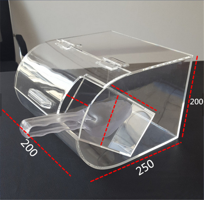 Custom Acrylic Candy Snack Food Display Box