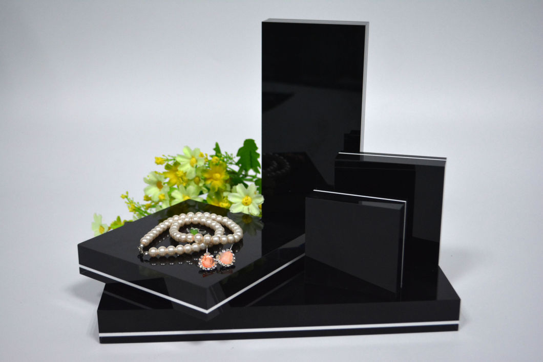 Different Colors, 5 Blocks Acrylic Jewelry Set Display