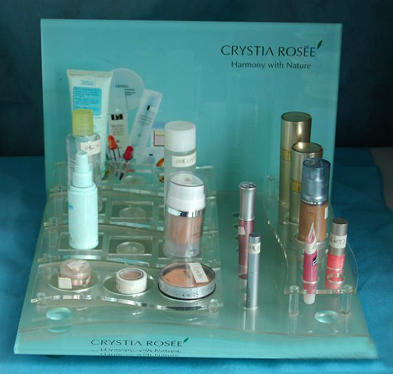 Manufacturer Custom Cosmetic Display Racks Beauty Products Display Holder