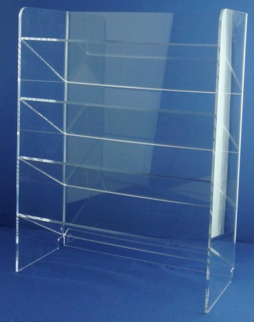 Clear acrylic candy counter shelves