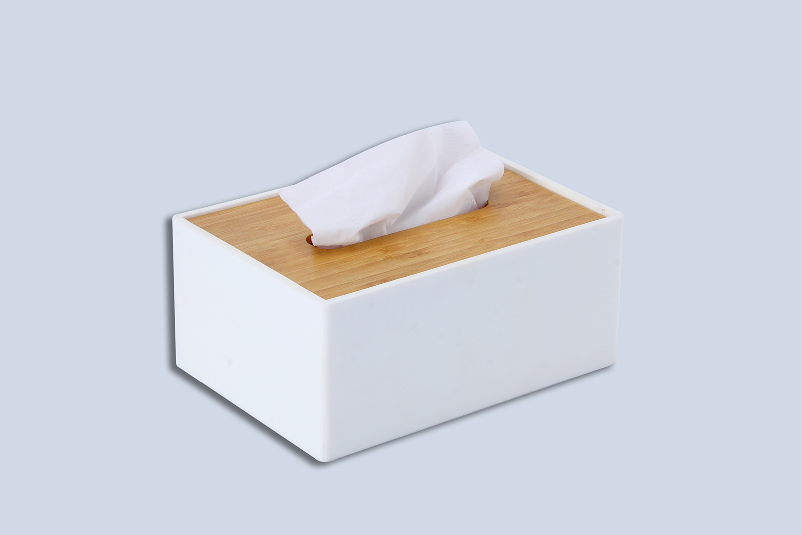 Acrylic tissue box