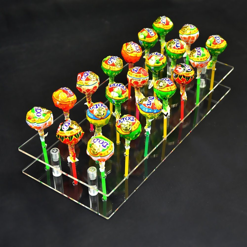 Acrylic Cake Pop Lollipop Decorating Display Holder Shelf