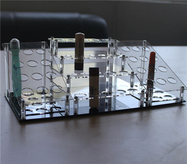 Acrylic Exhibition Stand, Lipstick Cosmetic Bottle Display Stand